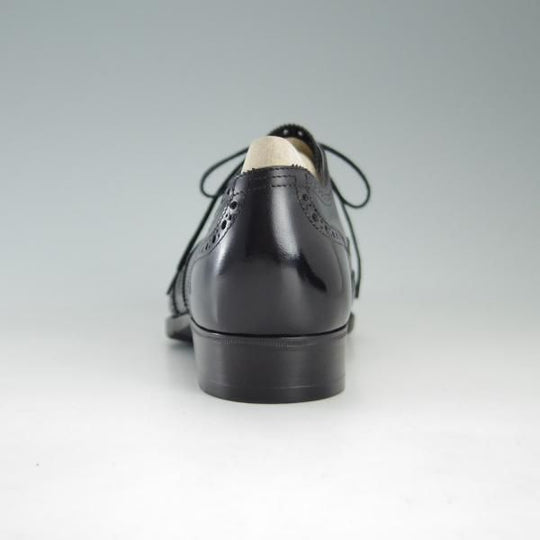 新品★(銀座)MARQUESS/マーキス UK6程度【オーダー合計価格￥380,600〜★ビスポーク品/シューツリー付き】フルブローグ/カーフ/黒★e651