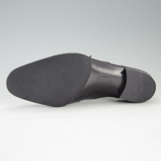 新品★(銀座)MARQUESS/マーキス UK6程度【オーダー合計価格￥380,600〜★ビスポーク品/シューツリー付き】フルブローグ/カーフ/黒★e651