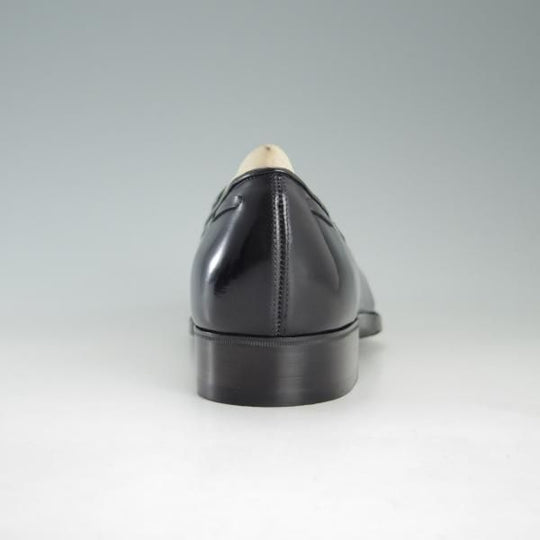 新品★(銀座)MARQUESS/マーキス UK6程度【オーダー合計価格￥380,600〜★ビスポーク品/シューツリー付き】タッセルローファー/黒★e652