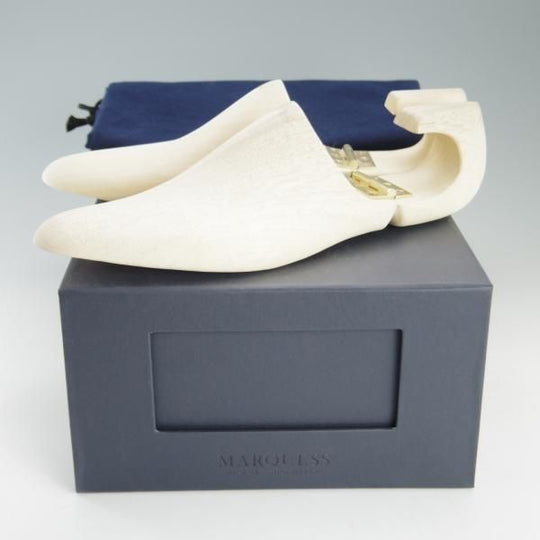 新品★(銀座)MARQUESS/マーキス UK6程度【オーダー合計価格￥380,600〜★ビスポーク品/シューツリー付き】タッセルローファー/黒★e652