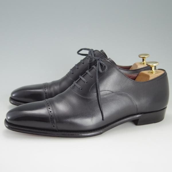 美品★ユニオンインペリアル SIZE 7.5【上級★ハンドソーンウェルテッド製法/U1921】パンチドキャップトゥ/黒/Union Imperial★e663