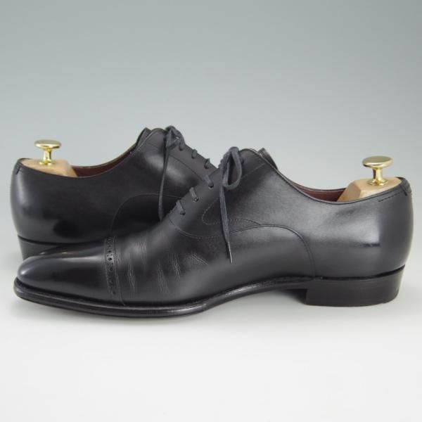 美品★ユニオンインペリアル SIZE 7.5【上級★ハンドソーンウェルテッド製法/U1921】パンチドキャップトゥ/黒/Union Imperial★e663