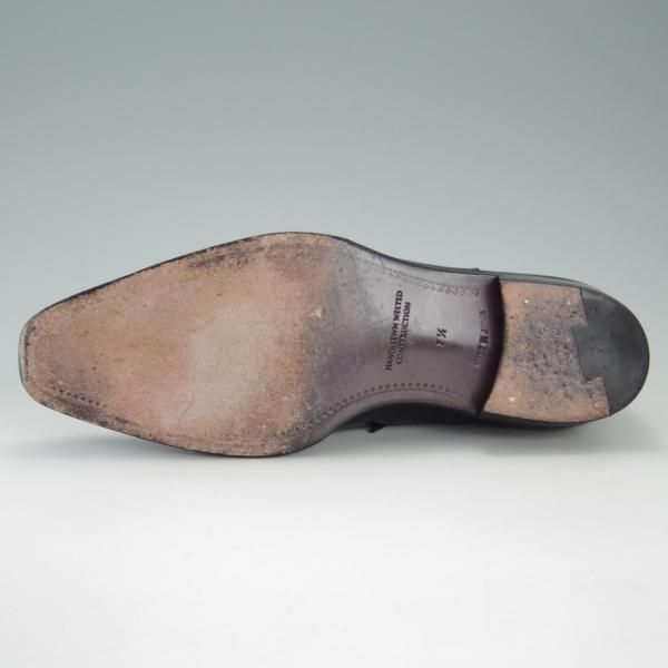 美品★ユニオンインペリアル SIZE 7.5【上級★ハンドソーンウェルテッド製法/U1921】パンチドキャップトゥ/黒/Union Imperial★e663