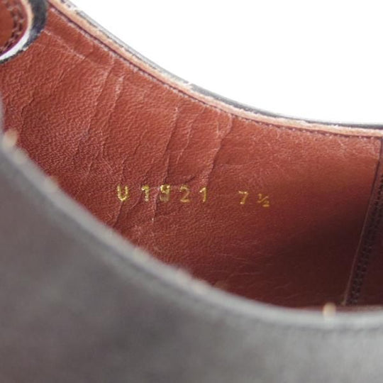 美品★ユニオンインペリアル SIZE 7.5【上級★ハンドソーンウェルテッド製法/U1921】パンチドキャップトゥ/黒/Union Imperial★e663