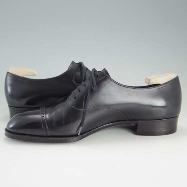 極美品★(銀座)MARQUESS/マーキス UK6程度【オーダー合計価格￥380,600〜★ビスポーク品/シューツリー付き】パンチドキャップトゥ★e668