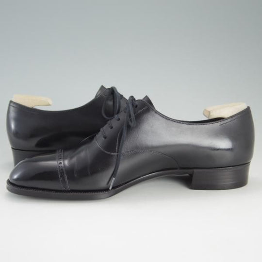 極美品★(銀座)MARQUESS/マーキス UK6程度【オーダー合計価格￥380,600〜★ビスポーク品/シューツリー付き】パンチドキャップトゥ★e668