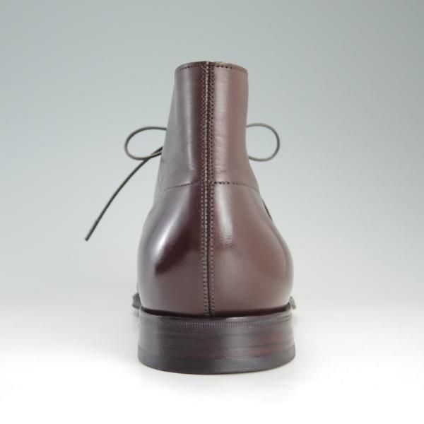 美品★ジョンロブ 8.5E【定価￥264,000-★ROMSEY/ロムゼイ】8000ラスト/チャッカブーツ/カーフ/茶/メンズ/JOHN LOBB★e669