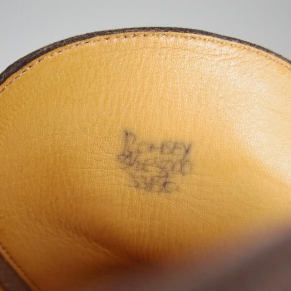 美品★ジョンロブ 8.5E【定価￥264,000-★ROMSEY/ロムゼイ】8000ラスト/チャッカブーツ/カーフ/茶/メンズ/JOHN LOBB★e669