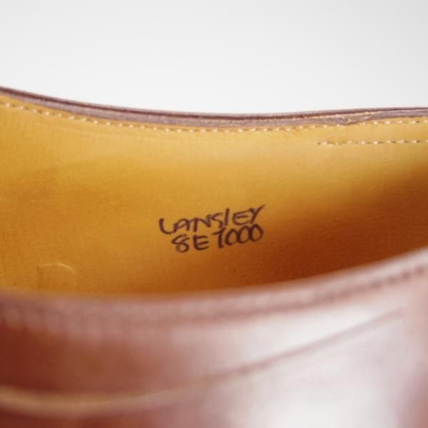 極上★ジョンロブ 8E【定価20万円以上★プレステージライン/LANGLEY/7000ラスト】ストレートチップ/カーフ/茶/メンズ/JOHN LOBB★e670