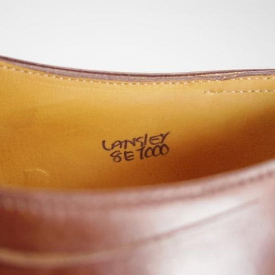 極上★ジョンロブ 8E【定価20万円以上★プレステージライン/LANGLEY/7000ラスト】ストレートチップ/カーフ/茶/メンズ/JOHN LOBB★e670