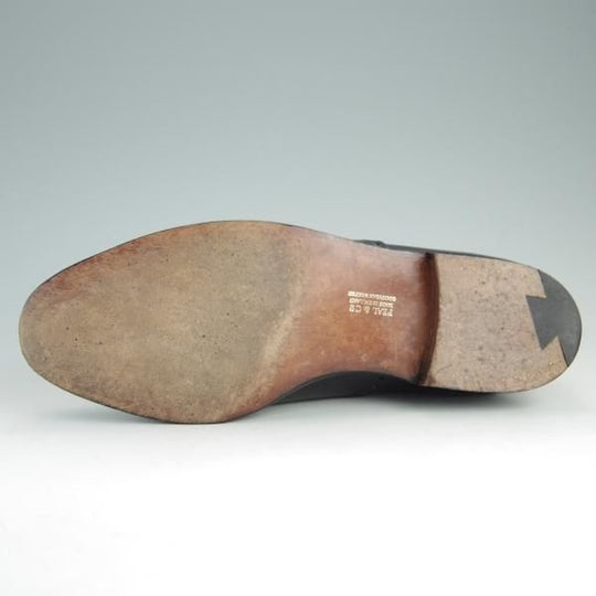 美品★クロケット&ジョーンズ UK8.5/US9E【★ブルックスブラザーズ別注/Peal&co】240ラスト/スリッポン/カーフ/メンズ/Crockett&Jones★e675