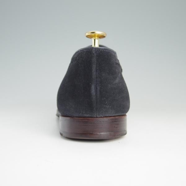 極上★クロケット&ジョーンズ 9E【★タッセルローファー/GUERNSEY】341ラスト/スエード/ネイビー/紺/メンズ/Crockett&Jones★e676