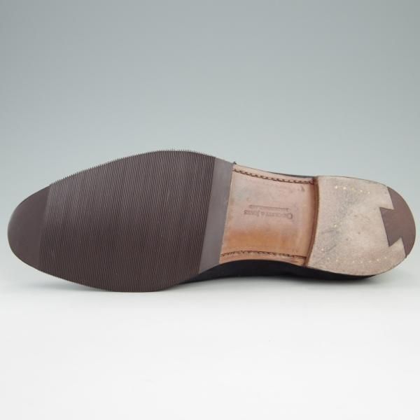 極上★クロケット&ジョーンズ 9E【★タッセルローファー/GUERNSEY】341ラスト/スエード/ネイビー/紺/メンズ/Crockett&Jones★e676