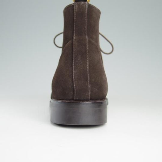 極美品★(スペイン製)YANKO/ヤンコ SIZE 7【グッドイヤーウェルテッド製法★チャッカブーツ】14541/スエード/濃茶/メンズ★e678