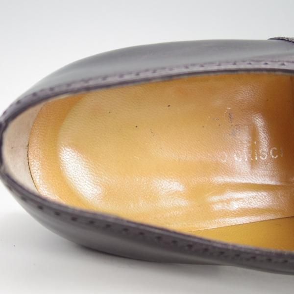 極上★(伊)タニノクリスチー SIZE 8.5【高額★リザード革×カーフ /コンビ仕様】クォーターブローグ/黒/メンズ/TANINO CRISCI★e679