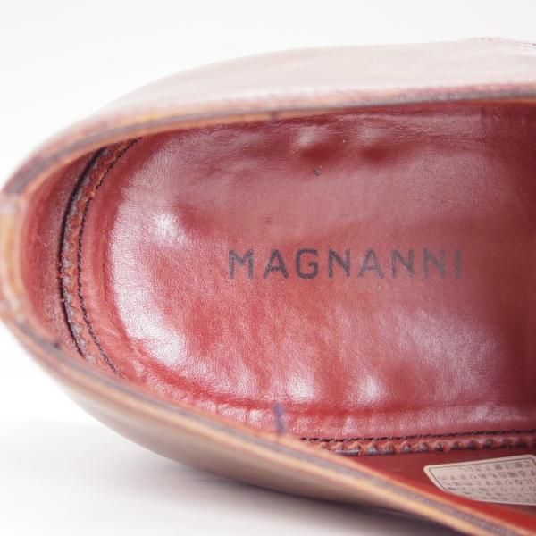 極上★(スペイン製)マグナーニ SIZE 39【★オパンケ/ボロネーゼ製法】18285/ダブルモンク/カーフ/茶系/MAGNANNI★e680