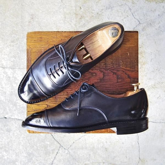 極上★(英国製)ユニオンワークス SIZE 6.5【ダイナイトソール仕様★グッドイヤーウェルテッド製法】ストレートチップ/UNION WORKS★e684