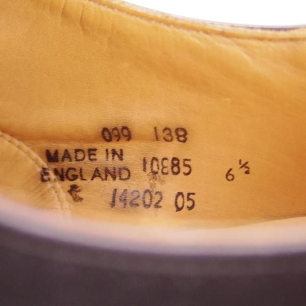極上★(英国製)ユニオンワークス SIZE 6.5【ダイナイトソール仕様★グッドイヤーウェルテッド製法】ストレートチップ/UNION WORKS★e684