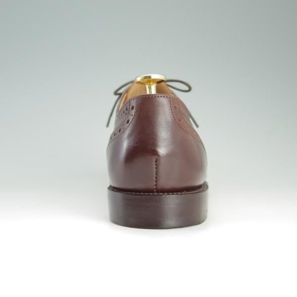 極美品★(英国製)ユニオンワークス SIZE 7【グッドイヤーウェルテッド製法★セミブローグ】茶/UNION WORKS★e685