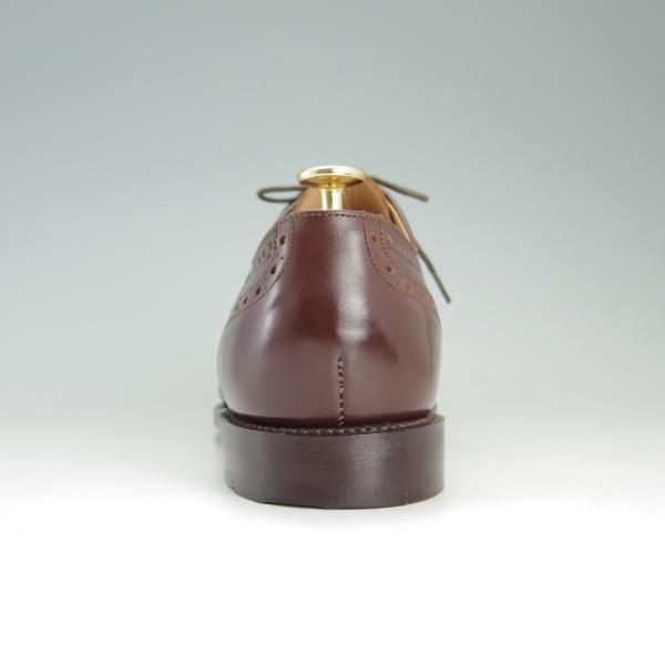 極美品★(英国製)ユニオンワークス SIZE 7【グッドイヤーウェルテッド製法★セミブローグ】茶/UNION WORKS★e685