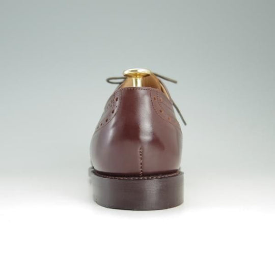 極美品★(英国製)ユニオンワークス SIZE 7【グッドイヤーウェルテッド製法★セミブローグ】茶/UNION WORKS★e685