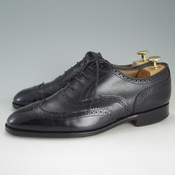 極上★トリッカーズ SIZE 7【貴重★ドレスライン/NORFLK/6463】フルブローグ/カーフ/黒/メンズ/短靴/Tricker's★e686