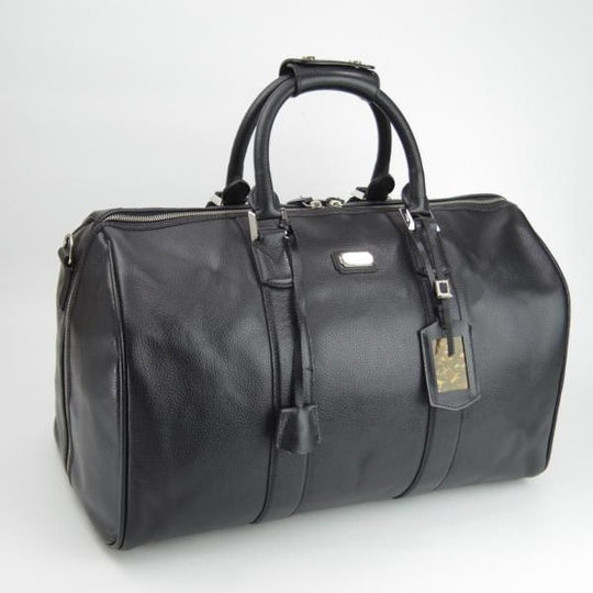 極上★(伊)サルヴァトーレ・フェラガモ/Ferragamo【高額★レザー/ボストンバッグ】メンズ&レディース/ビジネス/バッグ/黒/Salvatore★N5544