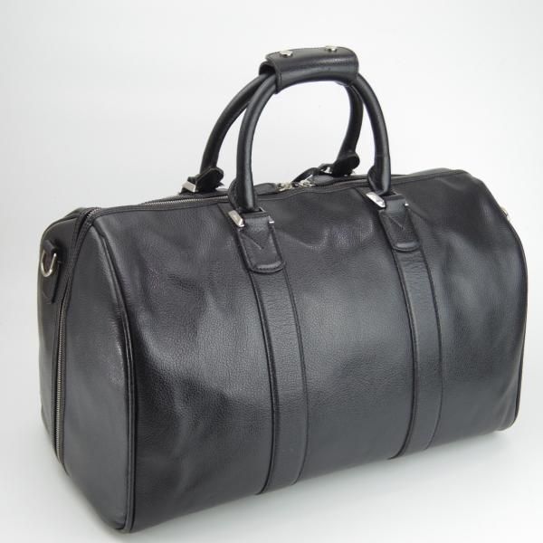 フェラガモ ハンド ボストン バッグ 革 黒 旅行 部活 仕事 FP446 サルバトーレフェラガモ Salvatore Ferragamo FERRAGAMO