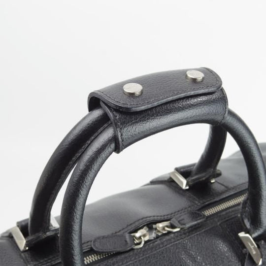 極上★(伊)サルヴァトーレ・フェラガモ/Ferragamo【高額★レザー/ボストンバッグ】メンズ&レディース/ビジネス/バッグ/黒/Salvatore★N5544
