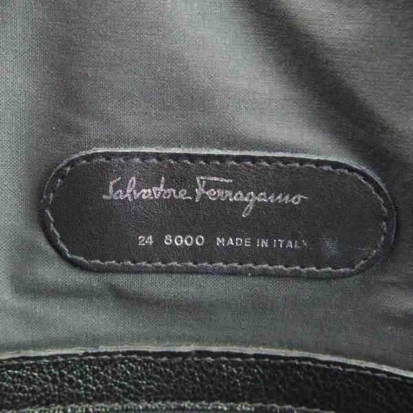 極上★(伊)サルヴァトーレ・フェラガモ/Ferragamo【高額★レザー/ボストンバッグ】メンズ&レディース/ビジネス/バッグ/黒/Salvatore★N5544