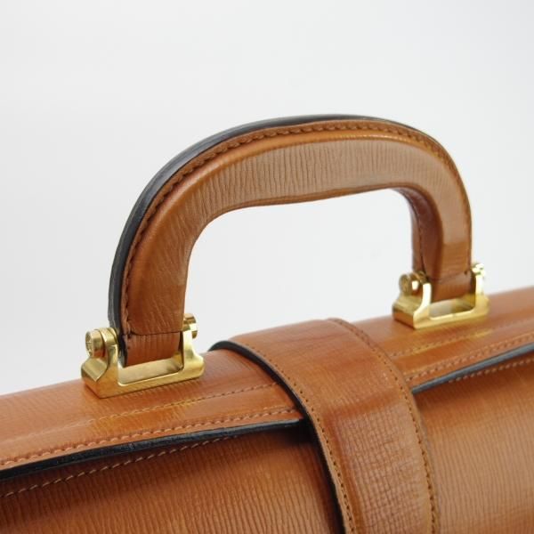 極上★ロエベ/LOEWE【高額★レザー/ダレスバッグ】メンズ/ビジネス/バッグ/茶/ブリーフケース★N5545