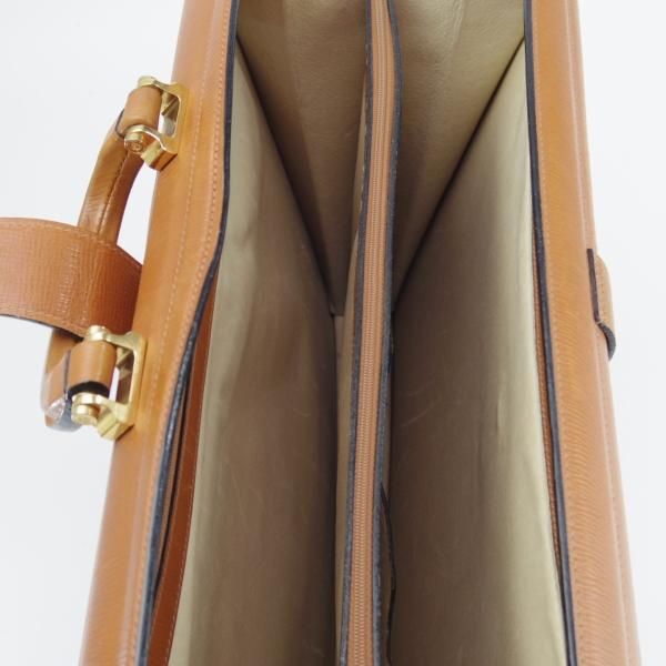極上★ロエベ/LOEWE【高額★レザー/ダレスバッグ】メンズ/ビジネス/バッグ/茶/ブリーフケース★N5545