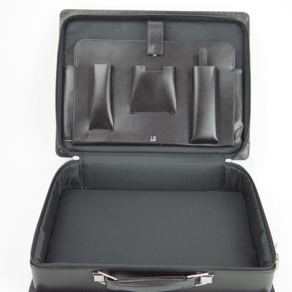 美品★ダンヒル/dunhill【★ソフトアタッシュ/ブリーフケース】メンズ/ビジネス/バッグ/黒/アタッシュケース★N5547