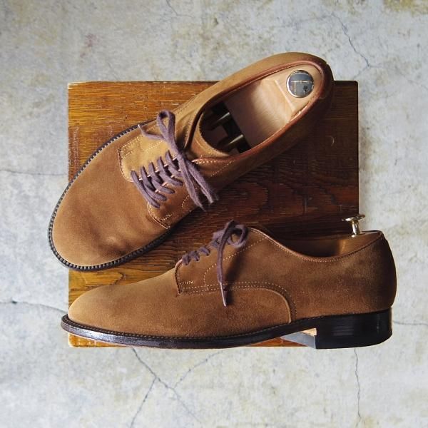 ・ALDEN オールデン モディファイド プレーントゥ【目立った傷や汚れなし】 オールデン 53507 P-TOE モディファイド カーフ黒-Natoriya