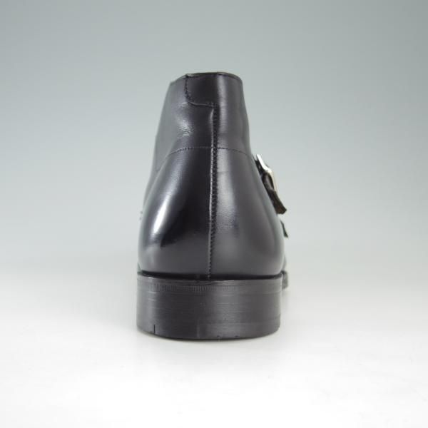 極上★(英)グレンソン 8E【貴重★footmaster/フットマスター】31035-01/ダブルモンク/チャッカブーツ/カーフ/黒/メンズ/GRENSON★e691