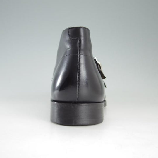 極上★(英)グレンソン 8E【貴重★footmaster/フットマスター】31035-01/ダブルモンク/チャッカブーツ/カーフ/黒/メンズ/GRENSON★e691