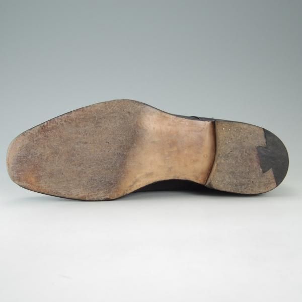 極上★(英)グレンソン 8E【貴重★footmaster/フットマスター】31035-01/ダブルモンク/チャッカブーツ/カーフ/黒/メンズ/GRENSON★e691