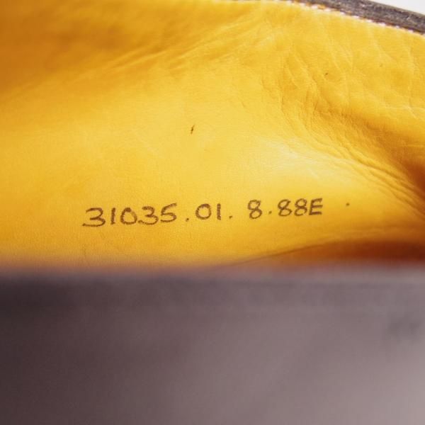 極上★(英)グレンソン 8E【貴重★footmaster/フットマスター】31035-01/ダブルモンク/チャッカブーツ/カーフ/黒/メンズ/GRENSON★e691