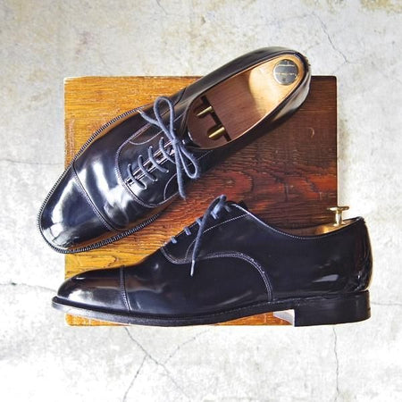 極上★チャーチ 85F/UK8.5【旧チャーチ★ブックバインダーカーフ/73ラスト】コンサル同仕様/CONSUL/ストレートチップ/黒/Church's★e693