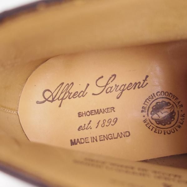 未使用★(英)アルフレッド・サージェント(レディース) UK4【貴重サイズ★チャッカブーツ】カーフ/黒/Alfred Sargent★e694