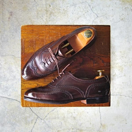 極上★エドワードグリーン(レディース) SIZE 4.5【貴重★(英)Wildsmith&Co別注/旧工場製】233ラスト/フルブローグ/EDWARD GREEN★e698
