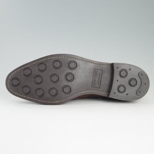 極美品★ジョンロブ 8.5E【モデル定価￥253,000-★ミュージアムカーフ/8695ラスト】HAYLE/パリジャンブラウン/茶/JOHN LOBB★e700