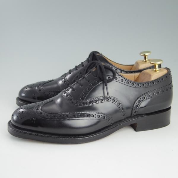 美品★チャーチ 70G/UK7【貴重★BURWOOD同仕様/バーウッド/81ラスト】FRANKLIN/5都市ロゴ/ポリッシュドバインダーカーフ/Church's★e701