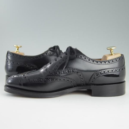 美品★チャーチ 70G/UK7【貴重★BURWOOD同仕様/バーウッド/81ラスト】FRANKLIN/5都市ロゴ/ポリッシュドバインダーカーフ/Church's★e701