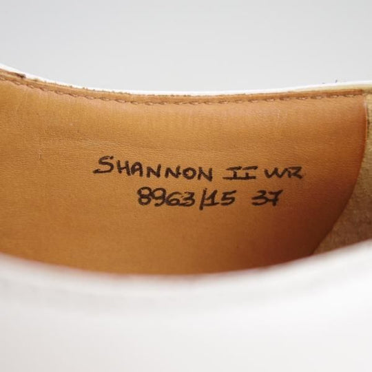 極上★チャーチ(レディース) SIZE 37【定価￥86,900-★シャノン/SHANNON 2 WR】ポリッシュドバインダーカーフ/WHITE/白/Church's★e702