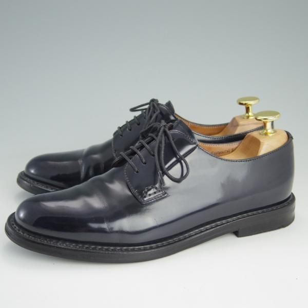 美品★チャーチ(レディース) SIZE 36.5【定価￥86,900-★シャノン/SHANNON 2WR】ポリッシュドバインダーカーフ/NAVY/紺/Church's★e703