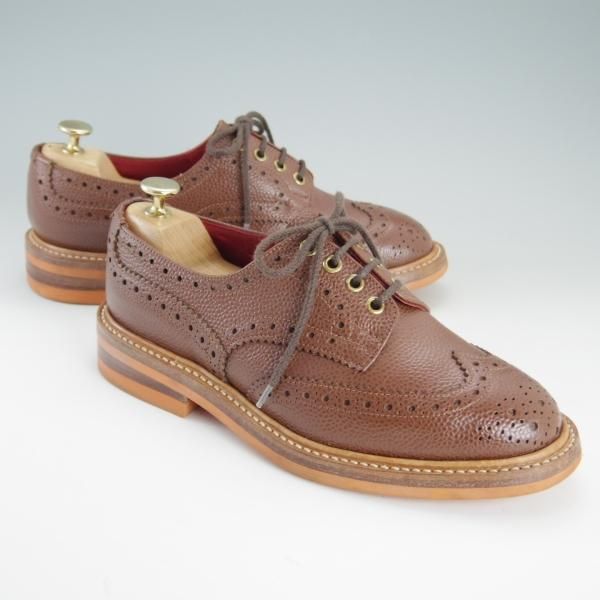 極上★トリッカーズ SIZE 6.5【定価￥84,700-★BOURTON/バートン/M5633】Conker/コンカー/カントリーシューズ/茶/短靴/Tricker's★e704