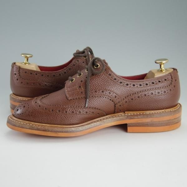極上★トリッカーズ SIZE 6.5【定価￥84,700-★BOURTON/バートン/M5633】Conker/コンカー/カントリーシューズ/茶/短靴/Tricker's★e704