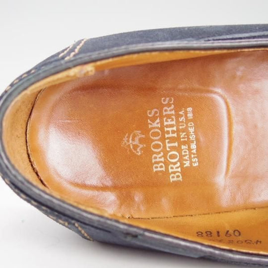 極上★オールデン 9.5D【★ブルックスブラザーズ別注/タッセルローファー】09188/アバディーンラスト/紺/BROOKS BROTHERS/Alden★e706