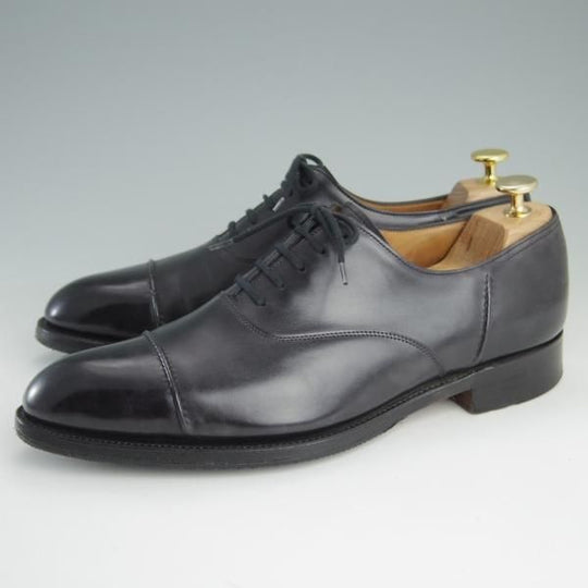 極上★ジョンロブ 7.5E【ミュージアムカーフ仕様★ストレートチップ/LANGTON】1105ラスト/黒/メンズ/JOHN LOBB★e709